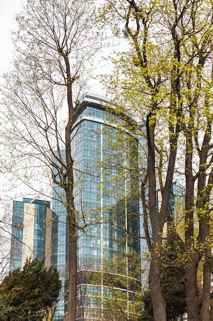 Hilton Kyiv glass building