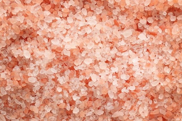 Himalayan pink salt texture with high resolution.