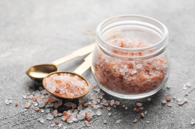 Photo himalayan pink salt