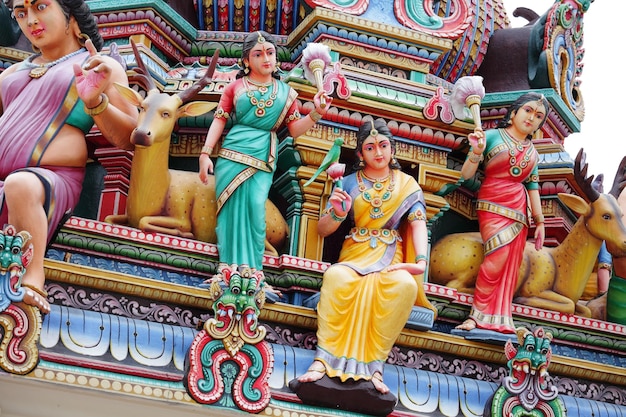 hindoe tempel standbeeld