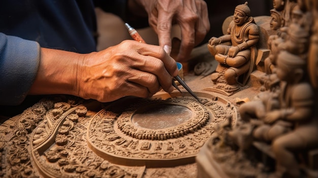 Hindu Artisans and Craftspeople Preserving Ancient Traditions and Techniques