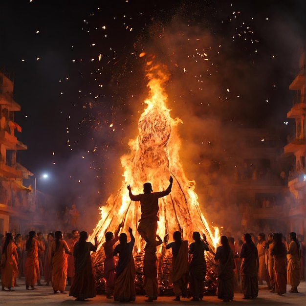 Photo hindu festival holika