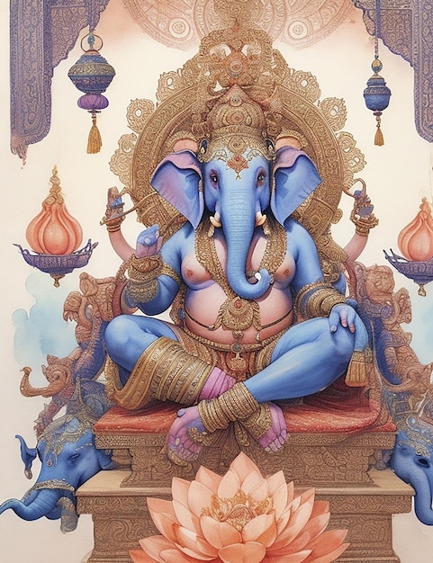 Hindu Ganesha Clipart Images