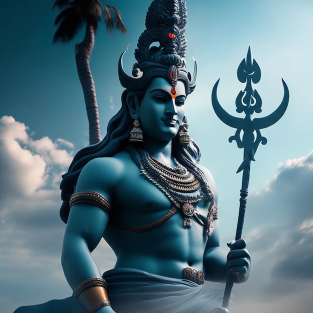 A hindu god lord shiva