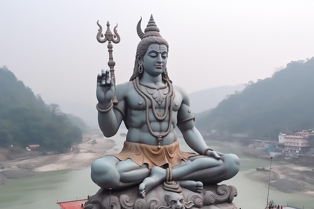 Hindu god Shiva statue