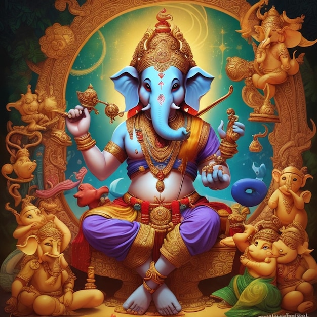 写真 ヒンドゥー教のガネーシャ神
