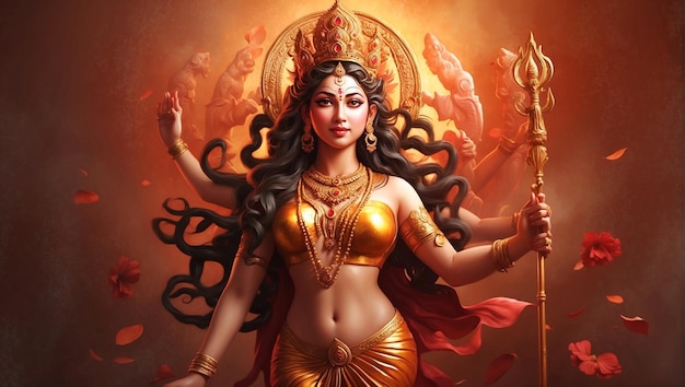 Hindu_Mythology_Goddess_Durga_Maa great