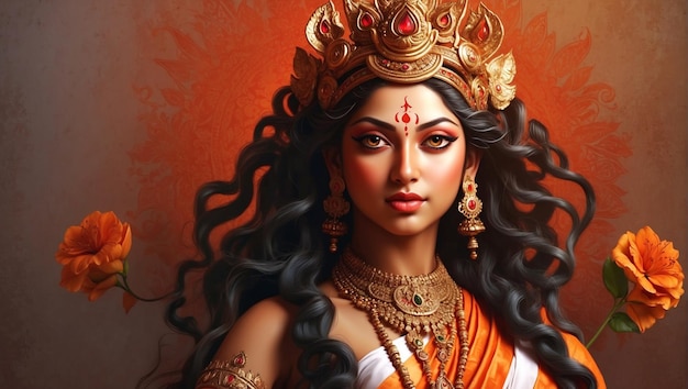 Hindu_Mythology_Goddess_Durga_Maa great