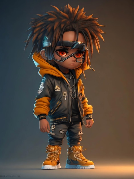 Premium AI Image  Hip Hop character