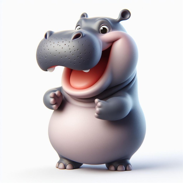 Photo hippo dancing clipart hippo cartoon hippo character