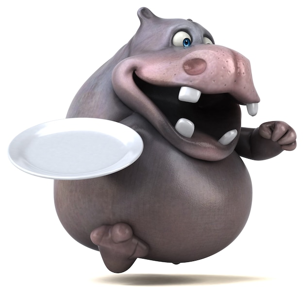 Hippo illustratie