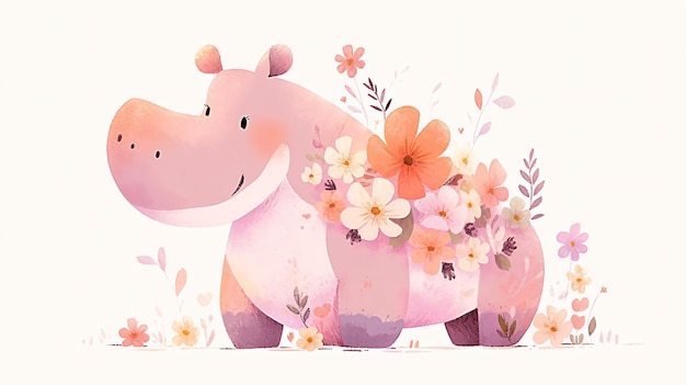 Hippopotamus Illustration