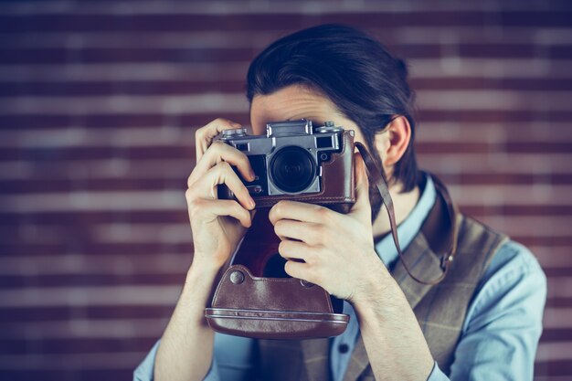 Hipster fotograferen