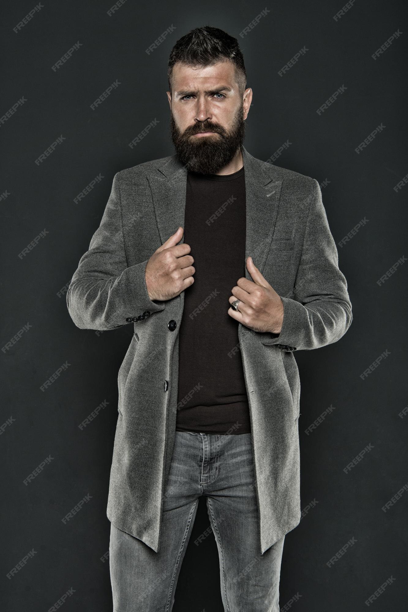 Premium Photo | Hipster wearing casual clothes hipster with beard hair and stylish haircut bearded man trendy hipster style warm jacket daily outfit fall fashion maintaining masculine look brutal hipster man Premium Photo | Hipster wearing casual clothes hipster with beard hair and stylish haircut bearded man trendy hipster style warm jacket daily outfit fall fashion maintaining masculine look brutal hipster man
