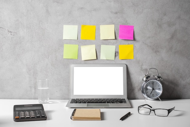Hipster workplace