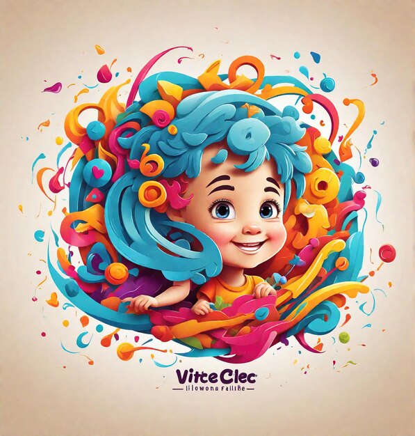 hires poster for digital natives playful and visually stunning design of kids babies