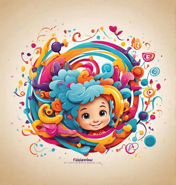 hires poster for digital natives playful and visually stunning design of kids babies