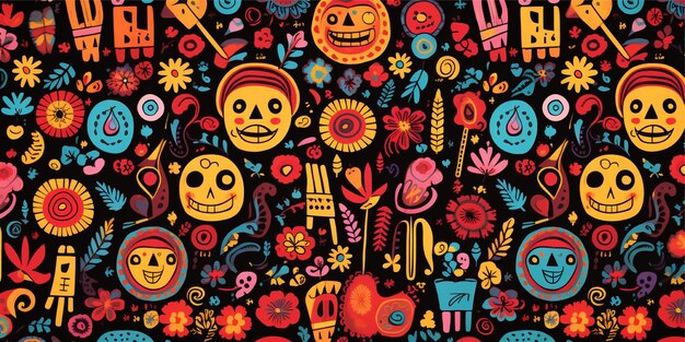 Hispanic Heritage Month celebration background