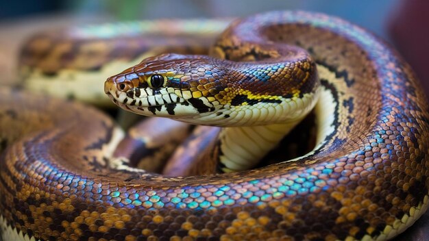 Photo hispaniolan boa chilabothrus or epicrates striatus