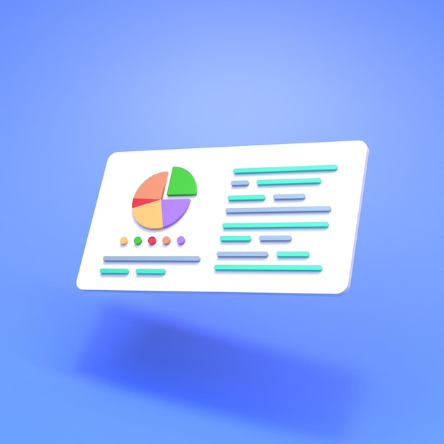 Histogrammetrieverslag of groeigrafiek 3D-weergave