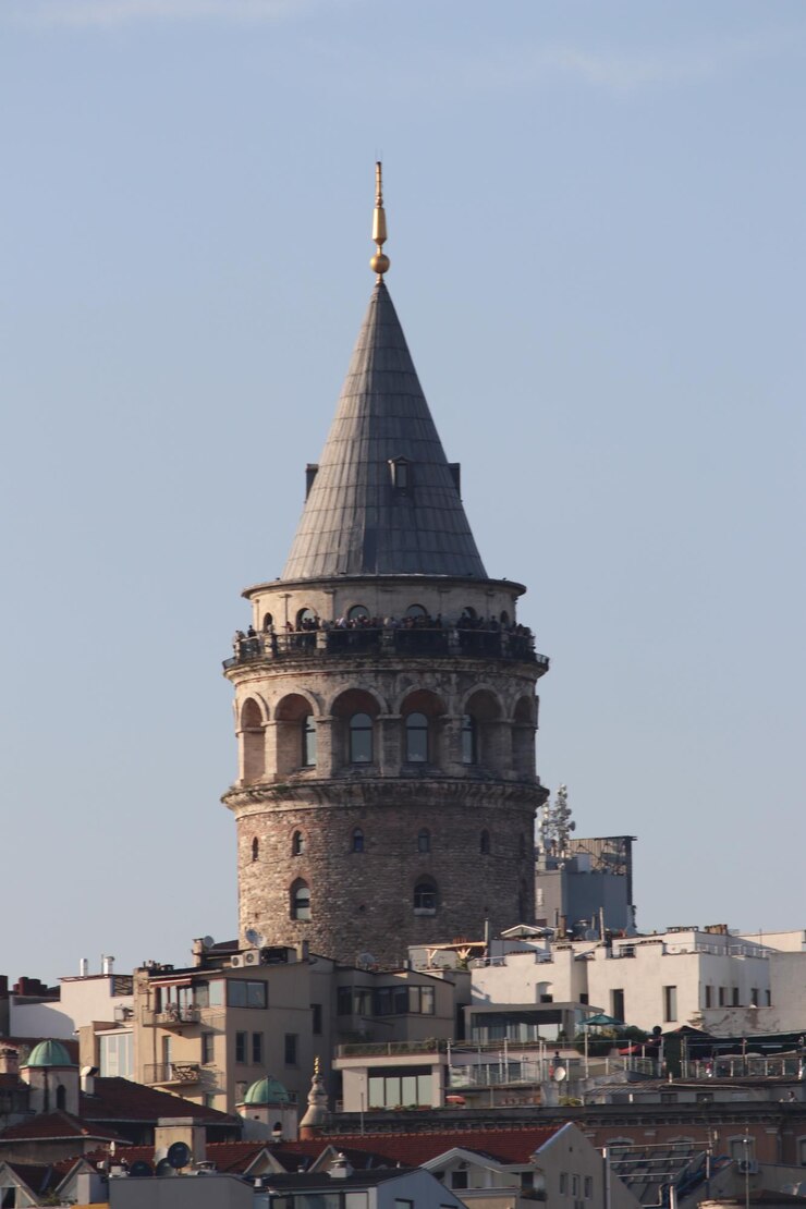 Photo historic building against clear sky