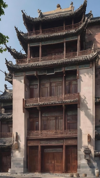 Photo historic buildings in nanchang