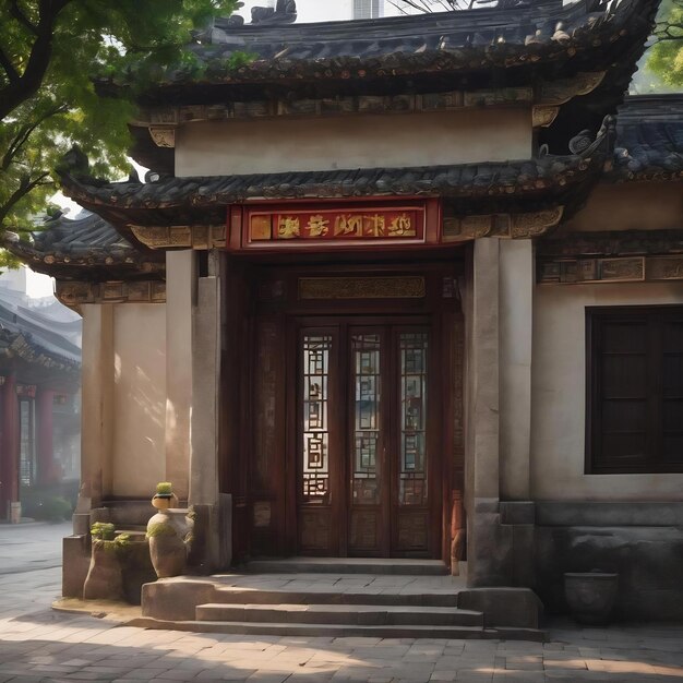 Photo historic buildings in nanchang