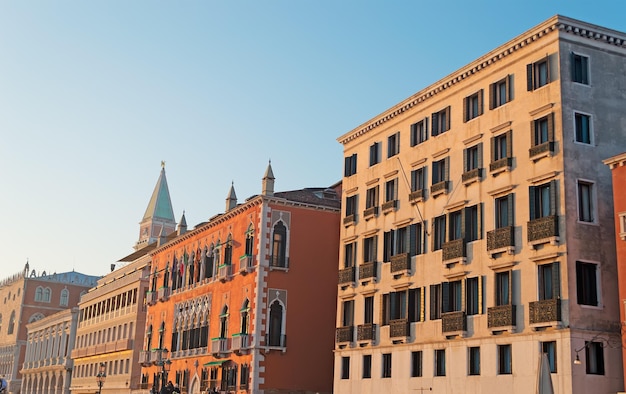 Historic buildings in venice italy