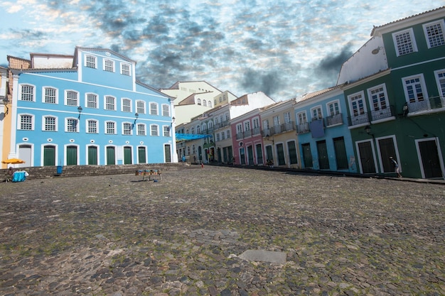 Historic center in Pelourinho in the city of Salvador Bahia Brazil