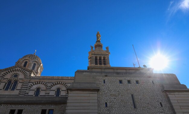 The historic church Notre Dame de la Garde of Marseille in South France