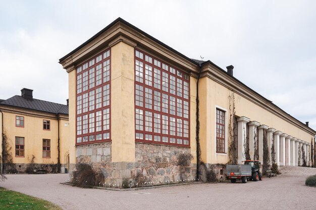 Historic Linneanum botanical greenhouse in honor of naturalist Carl Linnaeus