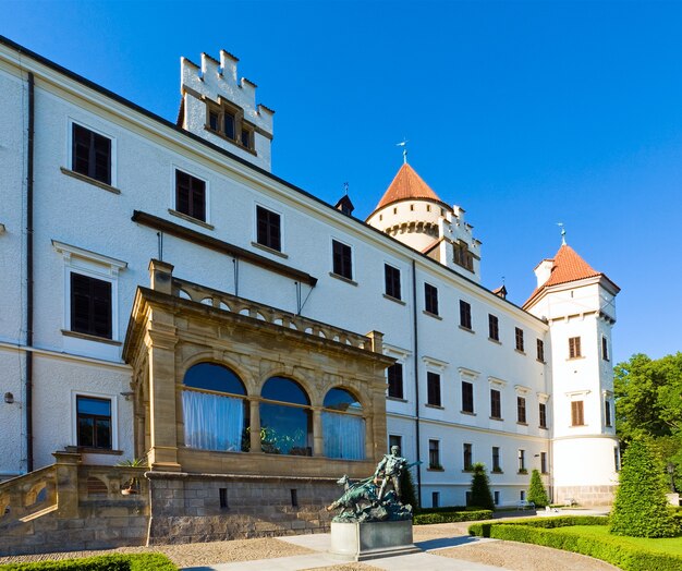 Historic medieval Konopiste Castle in Czech Republic ( central Bohemia, near Prague )