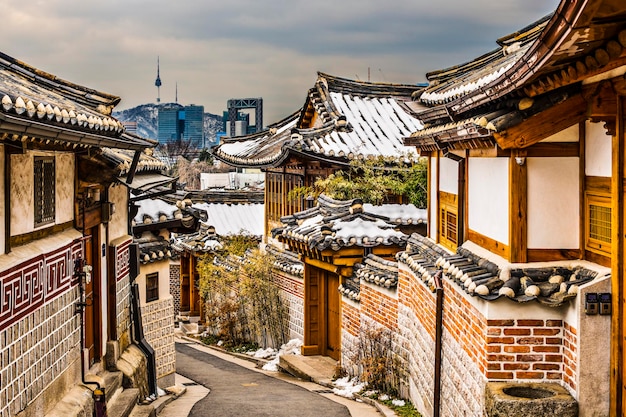 Foto quartiere storico di seoul