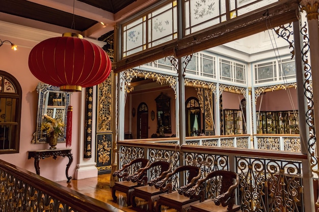 Historic Peranakan Mansion interiors n Georgetown, Penang