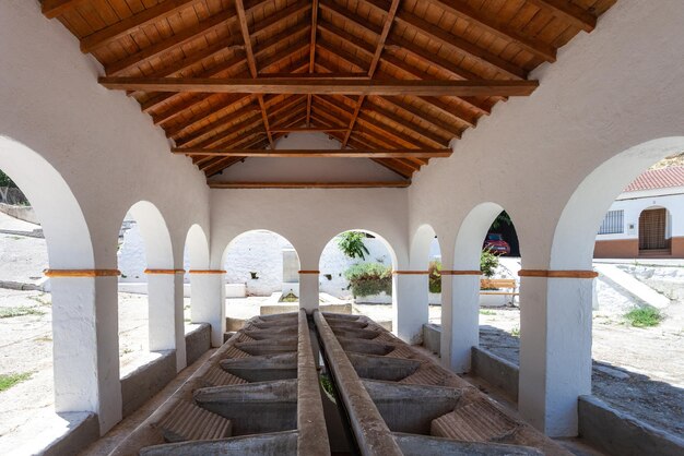 historic public laundry in the town of Colomera, Granada