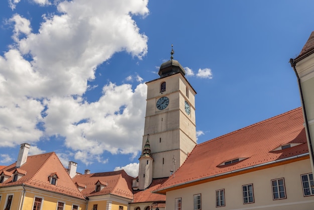 Photo historic sibiu's council tower turnul sfatului former wheat storage and fire observation point