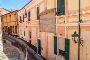 Photo the historic town hall of diano castello