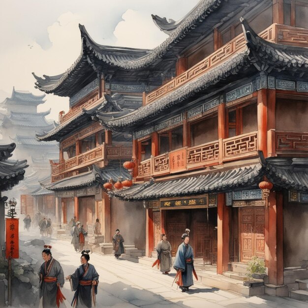 historic traditional Chinese houses