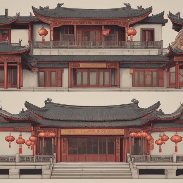 historic traditional Chinese houses