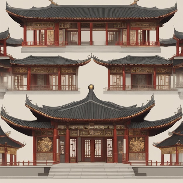 historic traditional Chinese houses