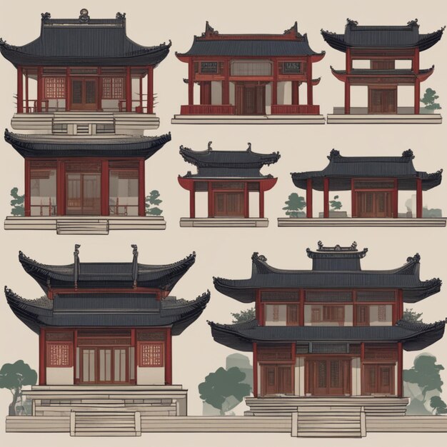 historic traditional Chinese houses