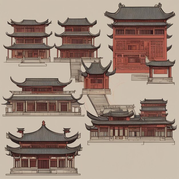 historic traditional Chinese houses