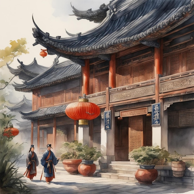 Фото Исторические традиционные китайские дома