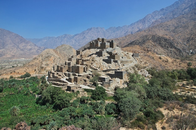 역사적인 마을 Al Ain 사우디 아라비아