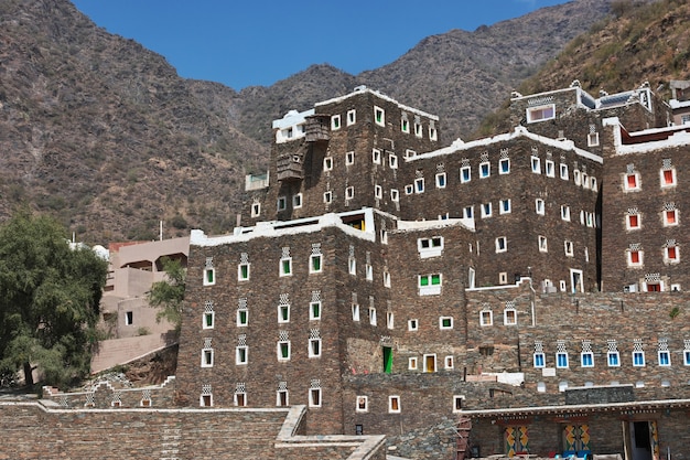 The historic village Rijal Almaa in Saudi Arabia