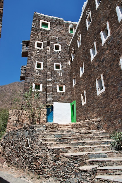 The historic village Rijal Almaa in Saudi Arabia