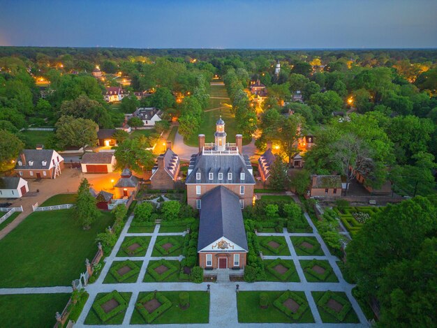 Photo historic williamsburg viriginia usa