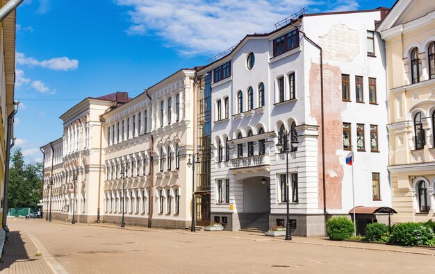 ロシアのヴィボルグにある歴史的な行政建物