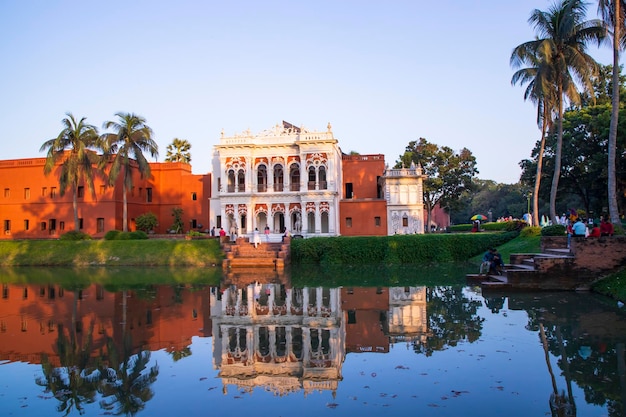 Historical building house and lake 'Folk Art Craft Foundation' sonar gaon museum Tourist place