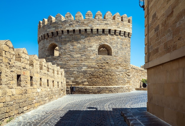 Il centro storico della città di baku